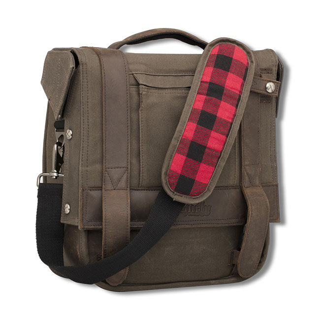 Burly Brand Saddlebag Waxed Cotton Saddlebags Burly Brand