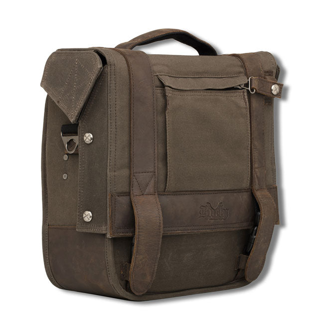 Burly Brand Saddlebag Waxed Cotton Saddlebags Burly Brand