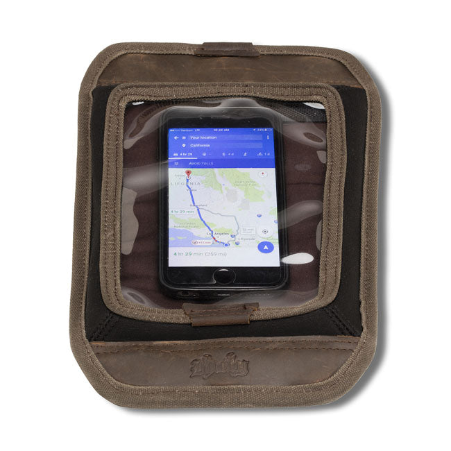 Burly Brand Magnetic Map Pocket Touring Luggage Burly Brand