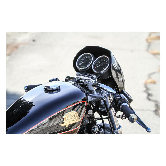 Burly, 1" Clubman bars. Chrome HANDLEBARS Burly