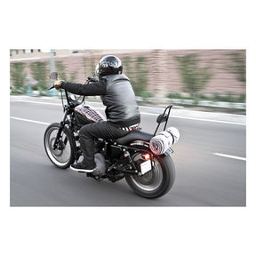 Burly Brand Sissy Bar Short Black Powder Coated Sissy Bars Burly Brand