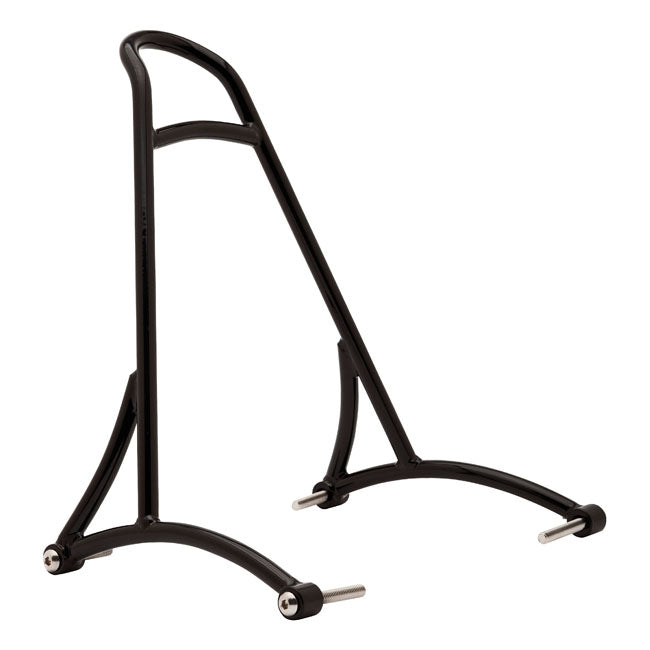 Burly Brand Sissy Bar Short Black Powder Coated Sissy Bars Burly Brand