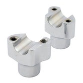 Wild1, Chubby risers. Straight. 1.5" rise. Chrome Risers Wild1