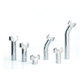 Wild1, Chubby risers. Straight. 1.5" rise. Chrome Risers Wild1