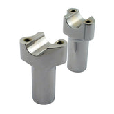 Wild1, Chubby risers. Straight. 3.5" rise. Chrome Risers Wild1