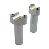 Wild1, Chubby risers. Straight. 4.5" rise. Chrome Risers Wild1