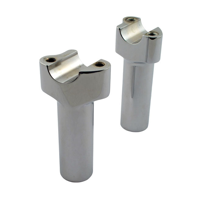 Wild1, Chubby risers. Straight. 4.5" rise. Chrome Risers Wild1