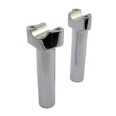Wild1, Chubby risers. Straight. 6" rise. Chrome Risers Wild1