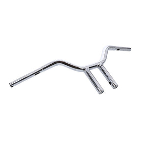 Wild1, Chubby Psycho streetfighter bar 1-1/4". Chrome, 10" HANDLEBARS Wild1
