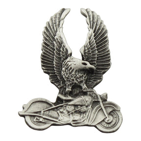 Biker Pins Eagle On Bike Pin Mcs