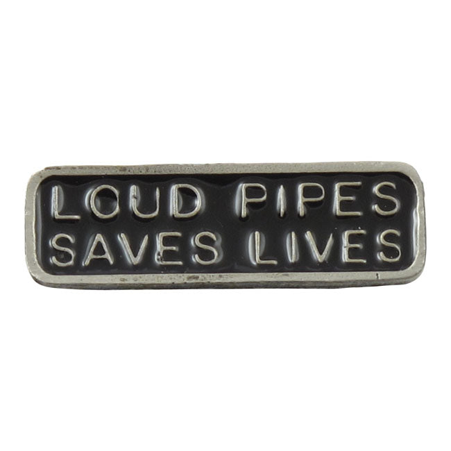 Biker Pins Loud Pipes Saves Lives Pin Mcs