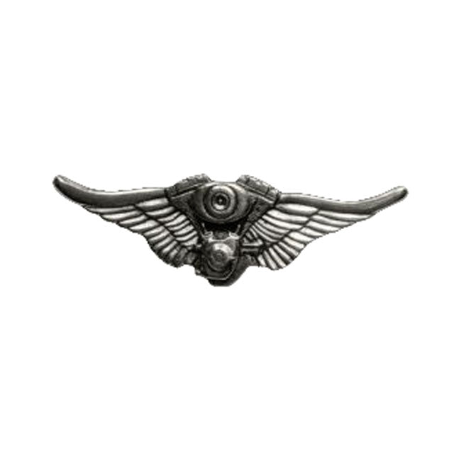 Biker Pins V Twin Engine Wings Pin Mcs