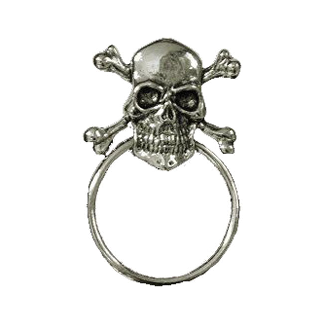 Biker Pins Skull & Bones Sunglass Holder Pin Mcs