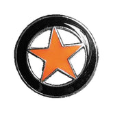 Biker Pins Lone Star Pin Black Orange Pins Mcs