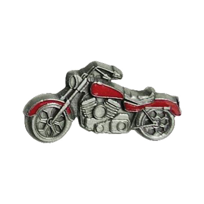 Biker Pins Motorcycle Pin Red Colored Mcs