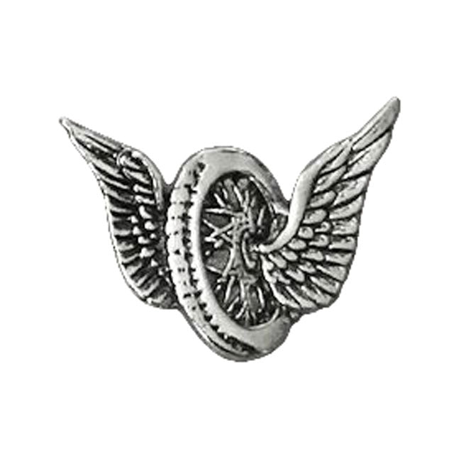 Large Wing Wheel Motorcycle Pin Mcs