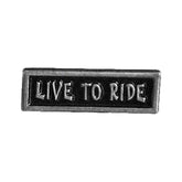 Live To Rider Biker Pin Mcs
