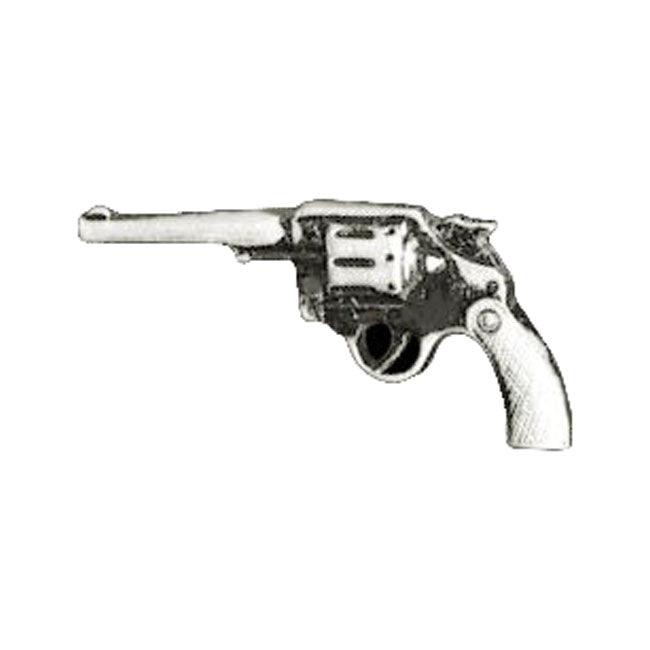 Revolver Biker Pin Pins Mcs