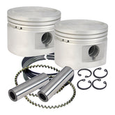 S&S Cycle Piston Kits 3 1/2" Bore Standrad Flat Top 80" Cu Pistons And Rings Kits S&S Cycle
