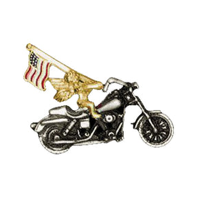 3d Angel With Us Flag Mc Pin Mcs Default Title