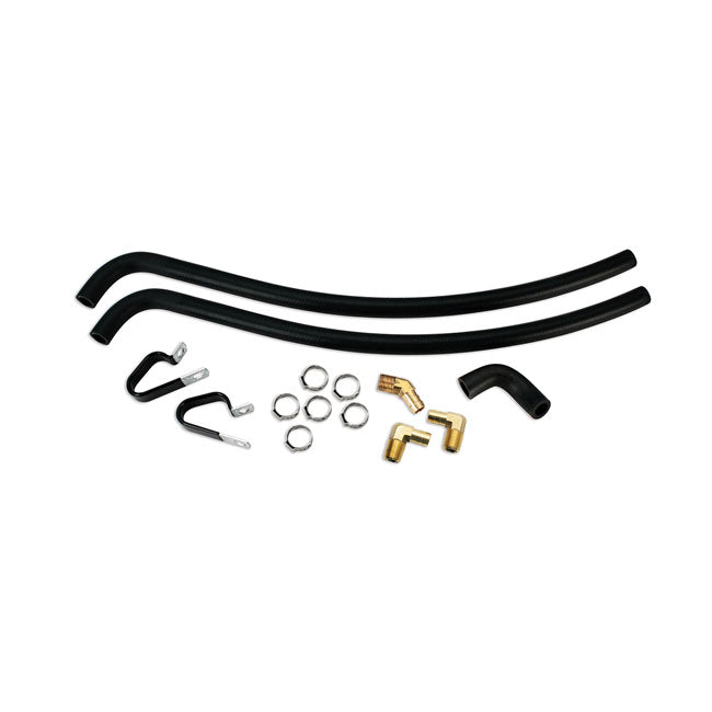 S&S Cycle Oil Line Kit For T2 Long Block Engines Oil Line Kits S&S Cycle