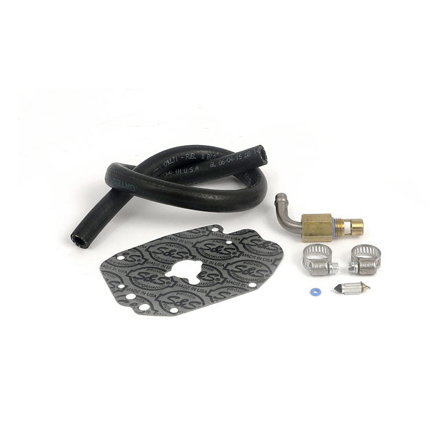 S&S Cycle Inlet Gas W/Hose E/G Carbs S&S Repl Parts S&S Cycle