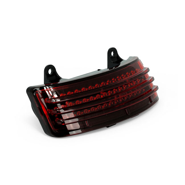 Custom Dynamics Dual Intensity LED TriBAR, Red - 10+ Touring Fender Tips Lenses Custom Dynamics