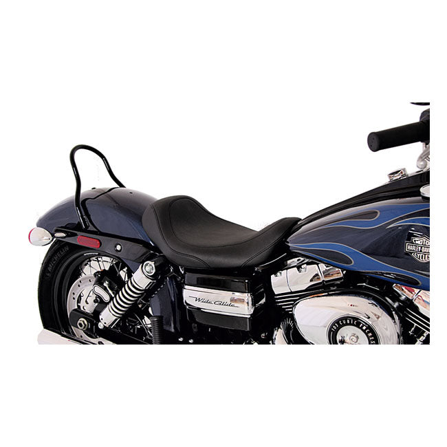 Mustang Seat Wide Tripper™ Solo Smooth Stitched Black Solo Seats Mustang