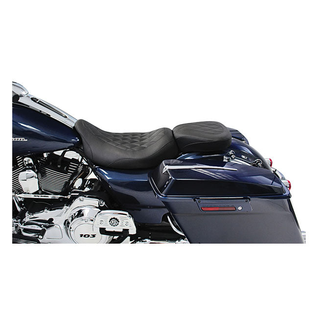 Mustang Seat Wide Tripper™ Solo Diamond Stitch Black Solo Seats Mustang