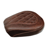 Mustang Pillion Pad Wide Tripper™ Diamond Stitch Brown Pillion Pads Mustang