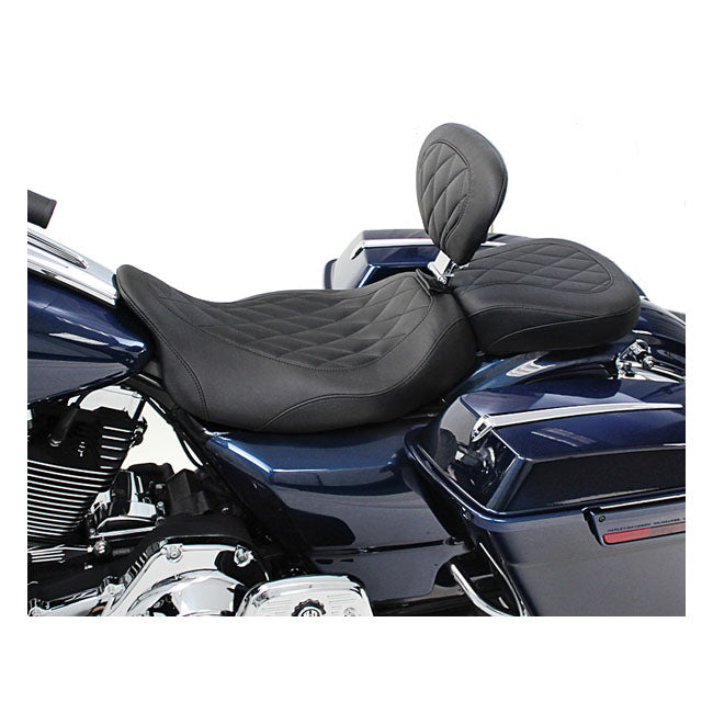 Mustang Wide Tripper Solo Seat With Removable Driver Backrest Solo Seats Mustang