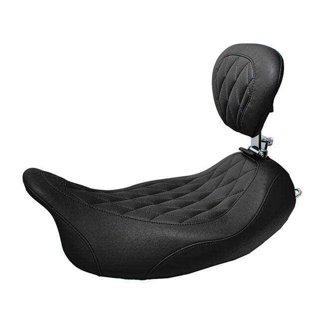 Mustang Wide Tripper Solo Seat With Removable Driver Backrest Solo Seats Mustang