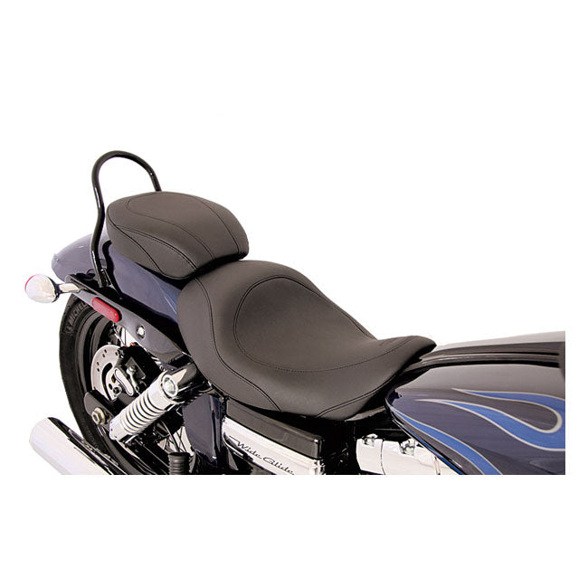Mustang Seat Wide Tripper™ Forward Solo Smooth Stitched Black Solo Seats Mustang