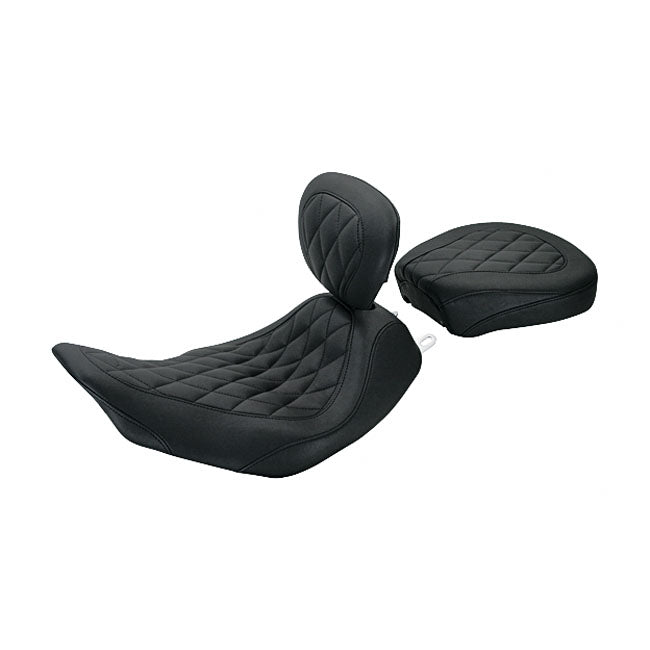Mustang, Wide Tripper solo seat. With rider backrest SOLO SEATS Mustang