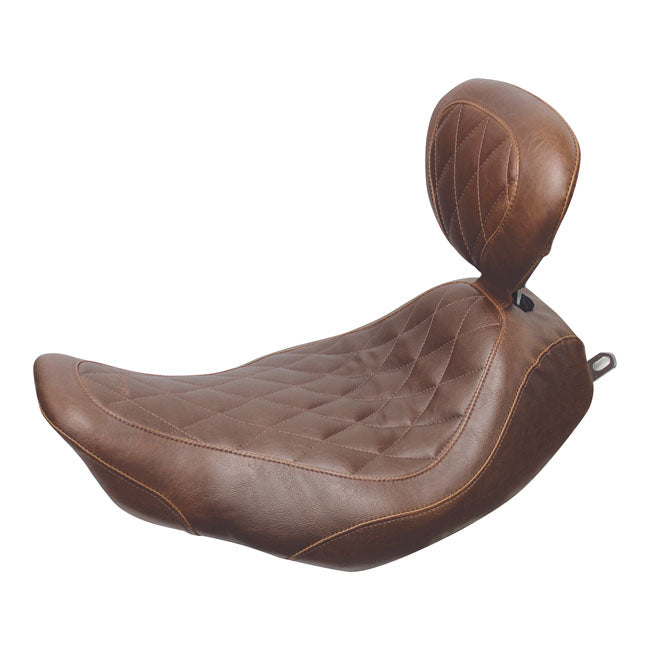 Mustang, Wide Tripper solo seat. With rider backrest SOLO SEATS Mustang