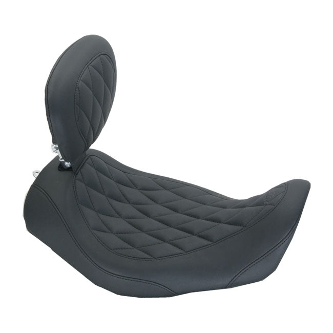 Mustang, Wide Tripper solo seat. With rider backrest SOLO SEATS Mustang