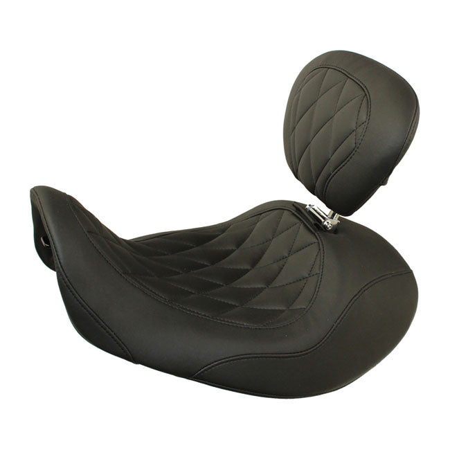Mustang, Wide Tripper Forward solo seat. With rider backrest SOLO SEATS Mustang