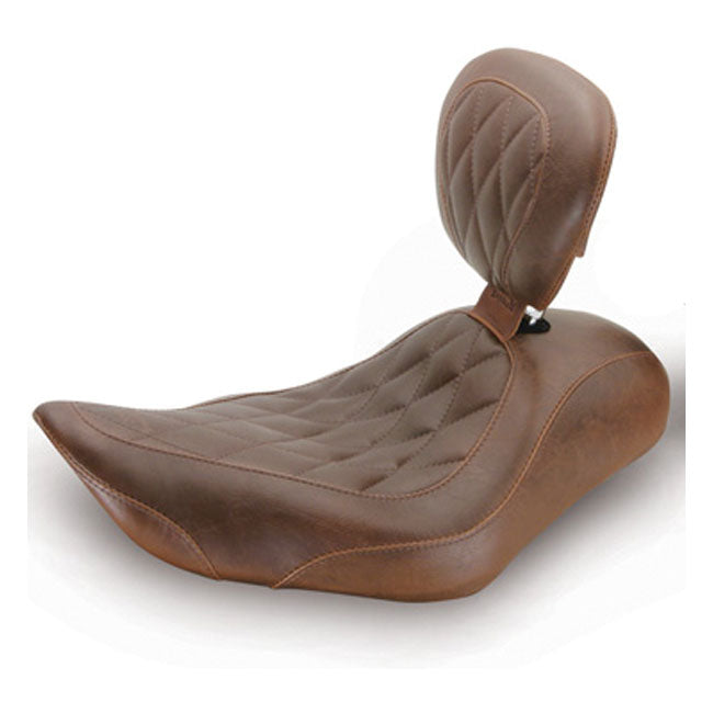 Mustang, Wide Tripper solo seat. With rider backrest SOLO SEATS Mustang