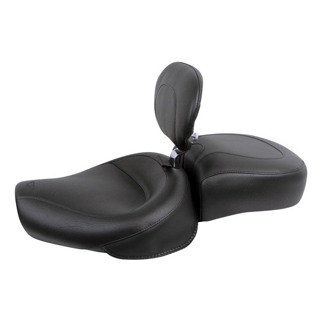 Mustang, Wide Touring solo seat. With rider backrest SOLO SEATS Mustang