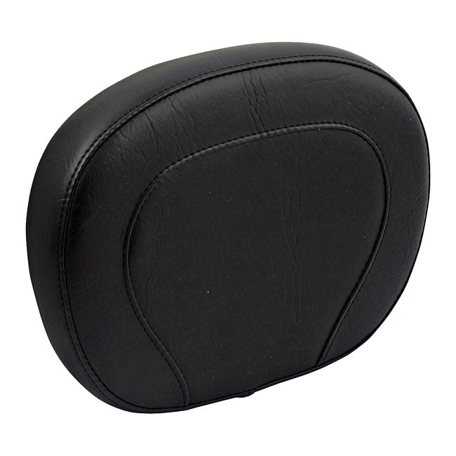 Mustang, OEM style sissy bar pad. Recessed. Black BACK PADS Mustang
