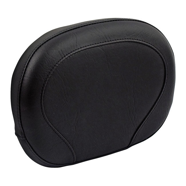 Mustang, Vintage sissy bar back pad. Black BACK PADS Mustang