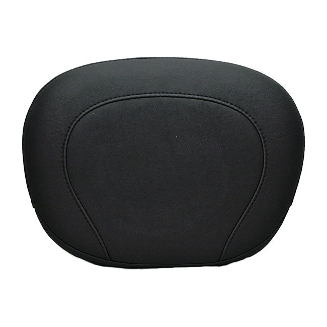 Mustang, sissy bar back pad. Black. Smooth BACK PADS Mustang