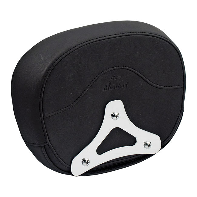 Mustang, sissy bar back pad. Black. Textured BACK PADS Mustang