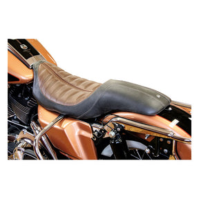 Roland Sands Design, 2-up Enzo seat. Black/Brown Roland Sands Design