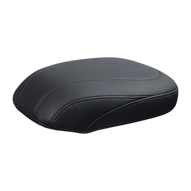 Mustang Pillion Pad Wide Tripper™ Vintage Smooth Black Pillion Pads Mustang