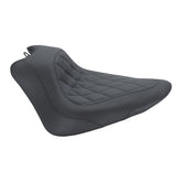 Mustang Seat Wide Tripper™ Solo Diamond Stitched Black Solo Seats Mustang