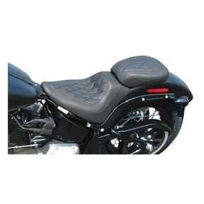 Mustang Seat Wide Tripper™ Solo Diamond Stitched Black Solo Seats Mustang