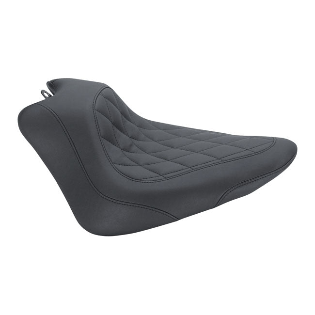 Mustang Seat Wide Tripper™ Solo Diamond Stitched Black Solo Seats Mustang