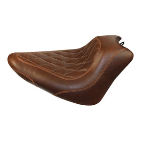 Mustang Seat Wide Tripper™ Solo Diamond Stitched Brown Solo Seats Mustang