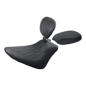 Mustang, Wide Tripper solo seat. With rider backrest SOLO SEATS Mustang